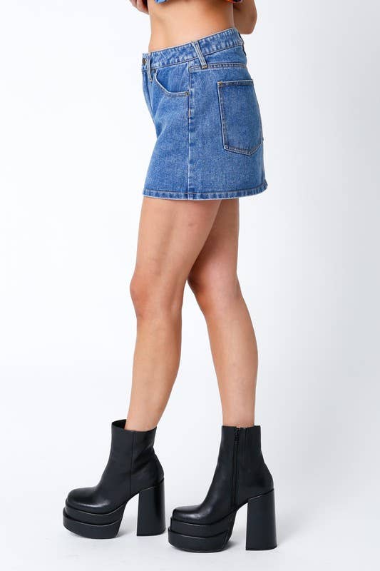 Julia Denim Skirt