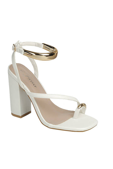 Maggie Ankle Strap Block Heels