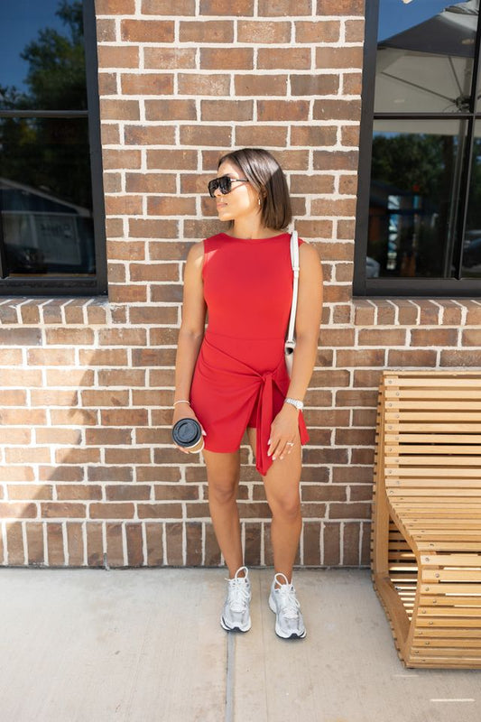 Stella Wrap Tie Active Dress