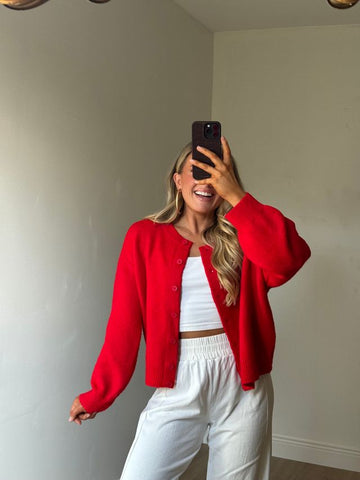 Kenzie Knit Button Up Cardigan Sweater